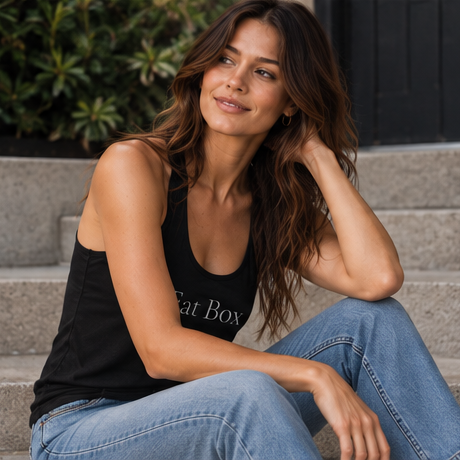 Women’s fitted racerback tank top
